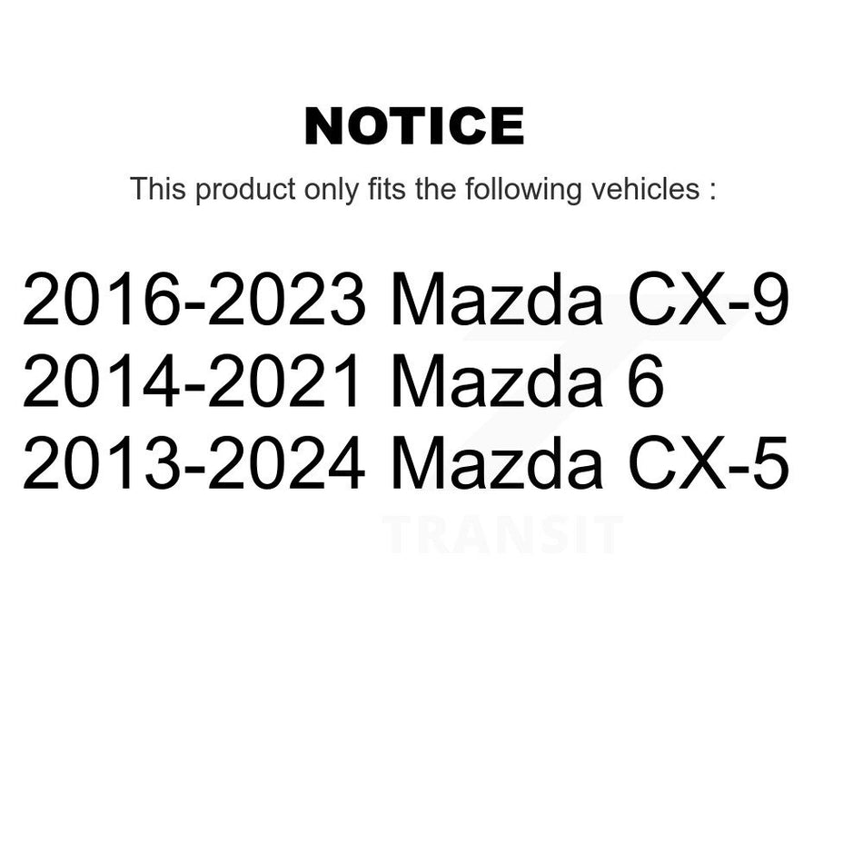 Front Rear Suspension Stabilizer Bar Link Kit For Mazda CX-5 6 CX-9 KTR-102211