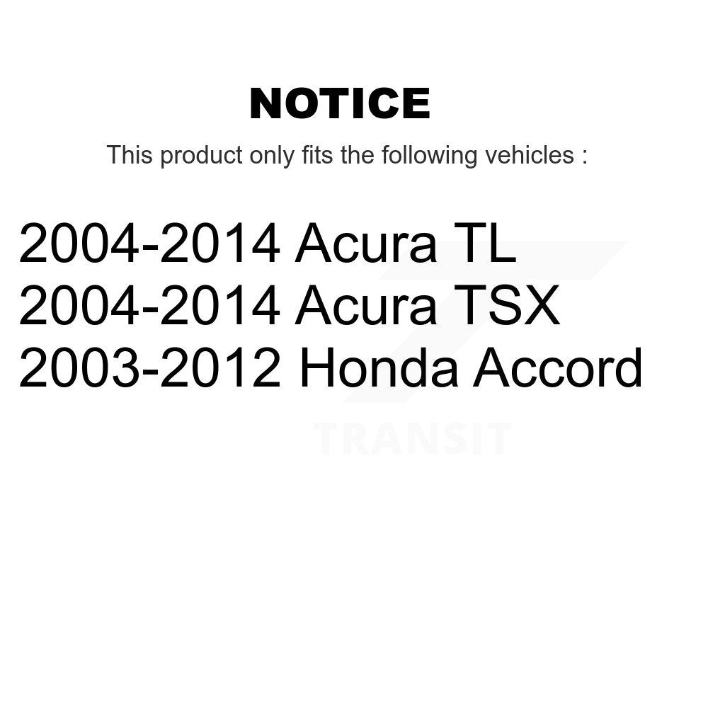 Front Lower Outer Suspension Control Arm Bushing Pair For Honda Accord Acura TL TSX KTR-102255