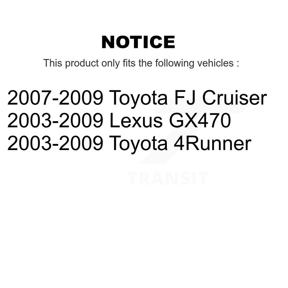 Front Suspension Ball Joint And Tie Rod End Kit For Toyota 4Runner FJ Cruiser Lexus GX470 KTR-102292