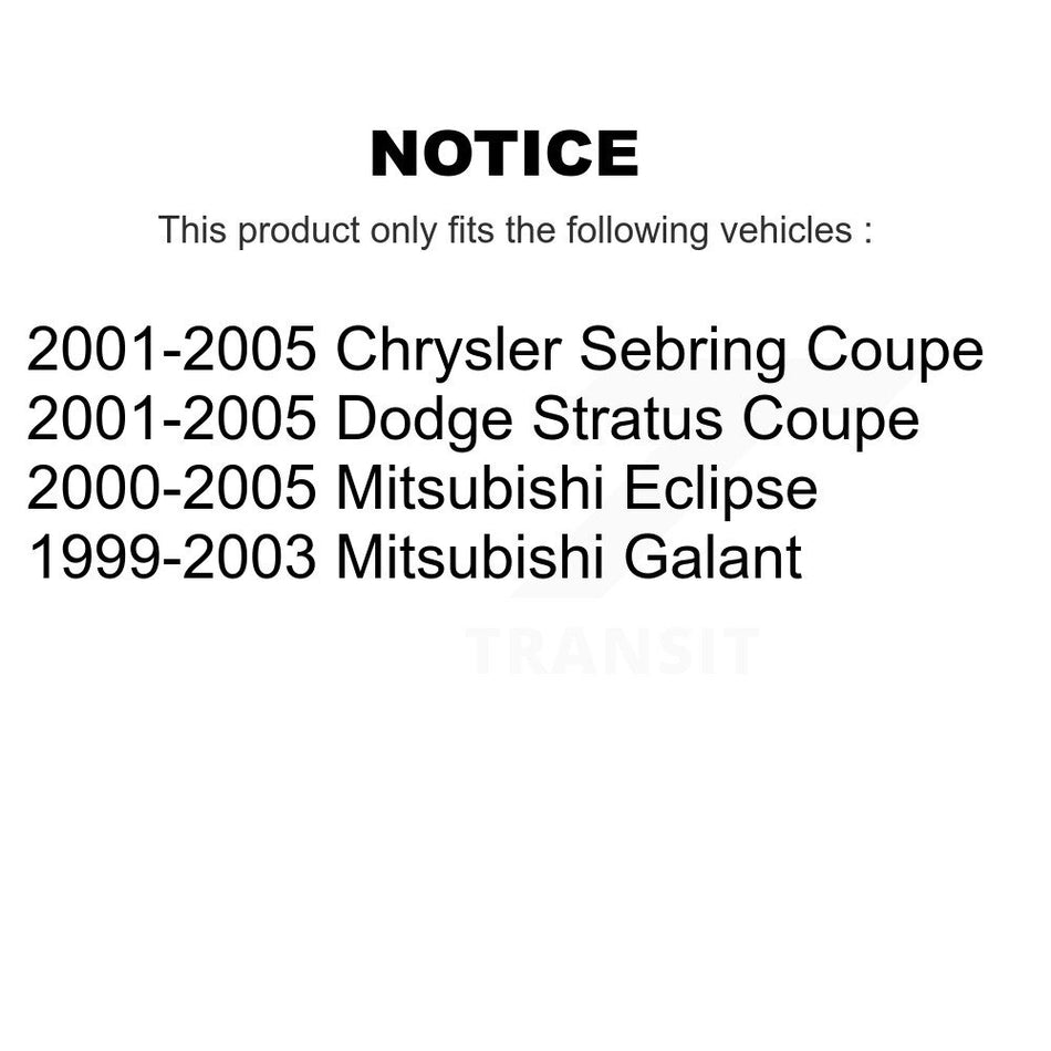 Front Suspension Ball Joint And Tie Rod End Kit For Mitsubishi Chrysler Sebring Dodge Stratus Eclipse Galant KTR-102378