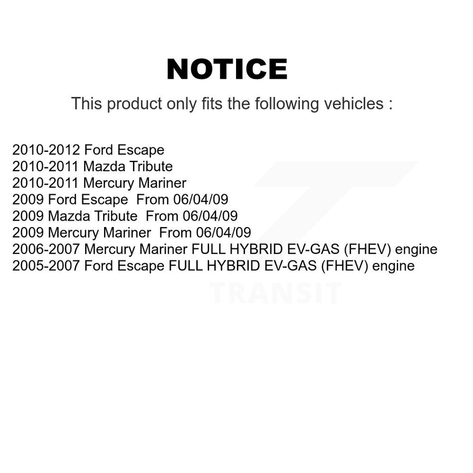 Front Suspension Ball Joint And Tie Rod End Kit For Ford Escape Mercury Mariner Mazda Tribute KTR-102384