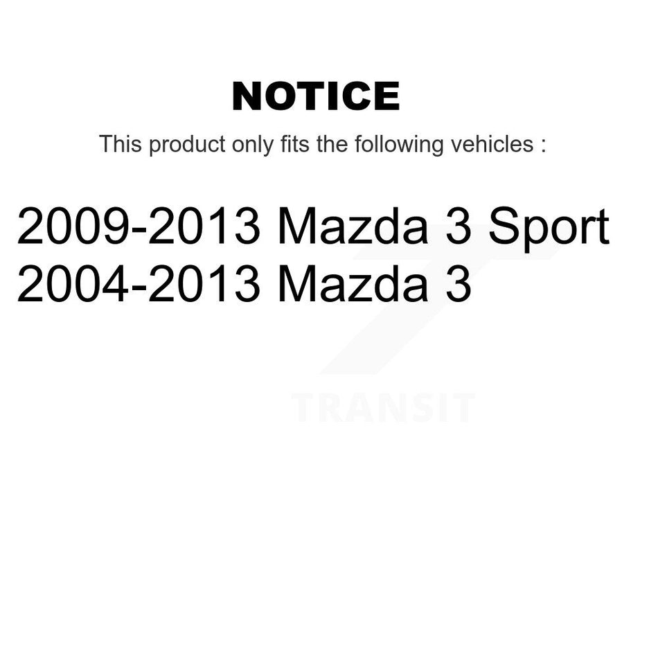 Front Suspension Ball Joint And Tie Rod End Kit For Mazda 3 5 Sport KTR-102470