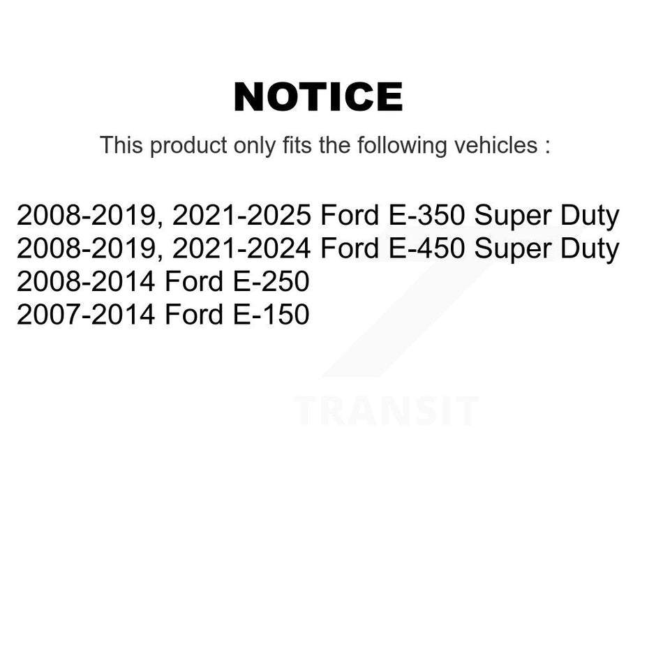 Front Suspension Ball Joint And Tie Rod End Kit For Ford E-350 Super Duty E-250 E-150 E-450 KTR-102509