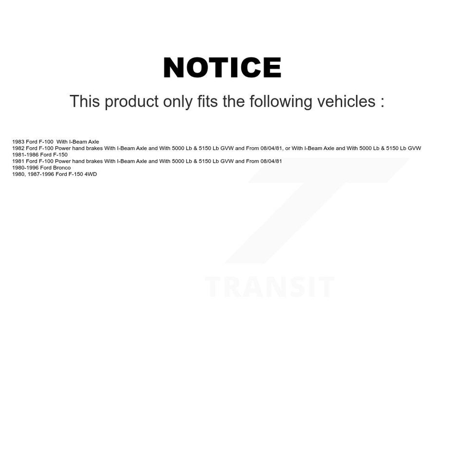 Front Suspension Ball Joint And Tie Rod End Kit For Ford F-150 Bronco F-100 KTR-102529