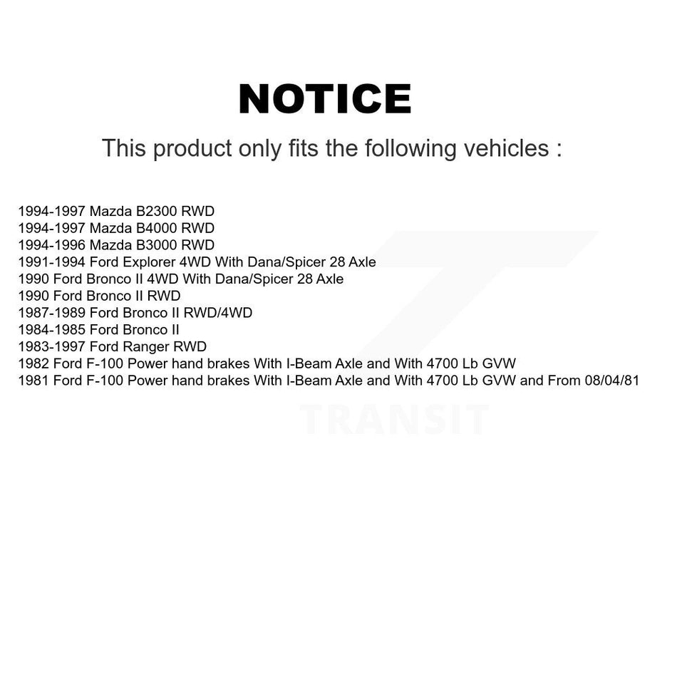 Front Suspension Ball Joint And Tie Rod End Kit For Ford Ranger Mazda B2300 B4000 F-100 B3000 KTR-102530