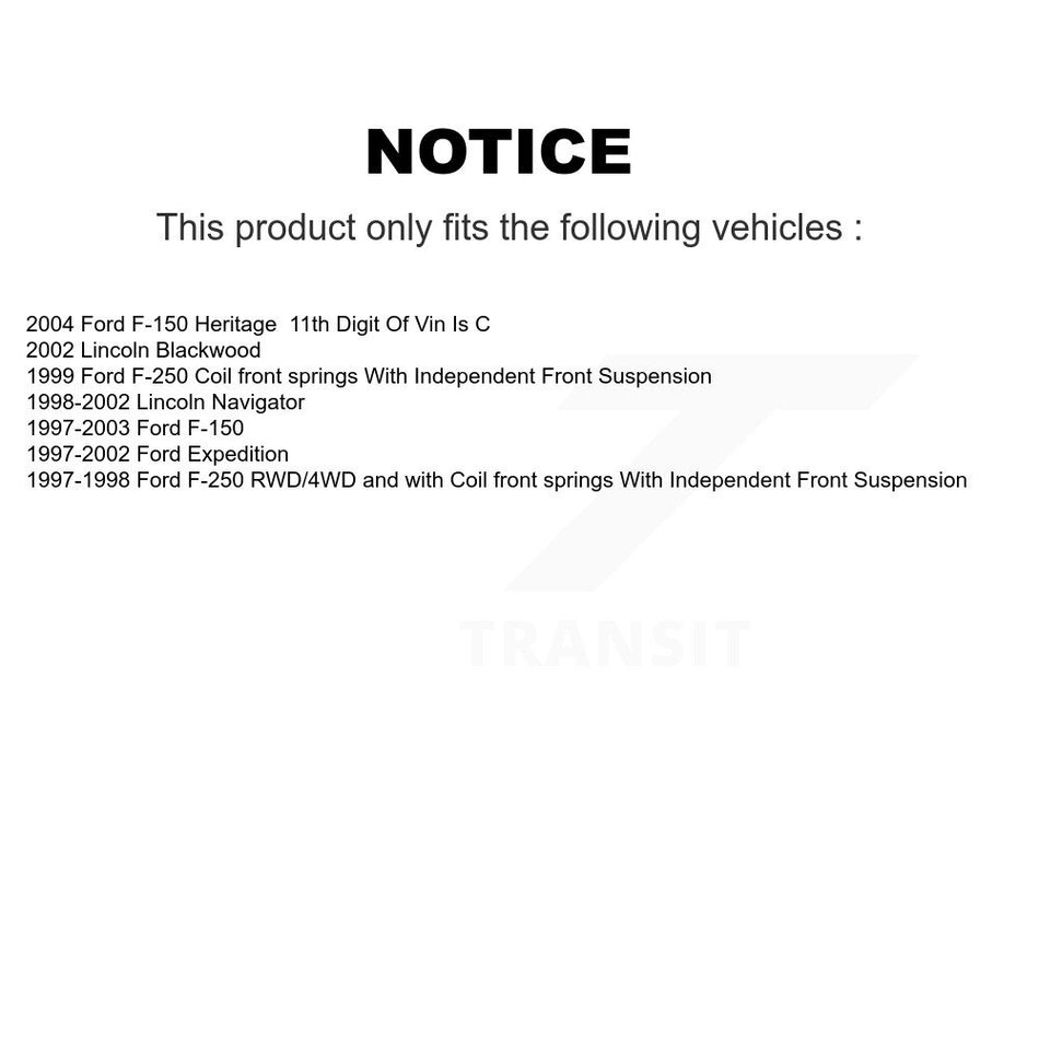 Front Suspension Ball Joint And Tie Rod End Kit For Ford F-150 Expedition Lincoln Navigator Heritage F-250 Blackwood KTR-102536