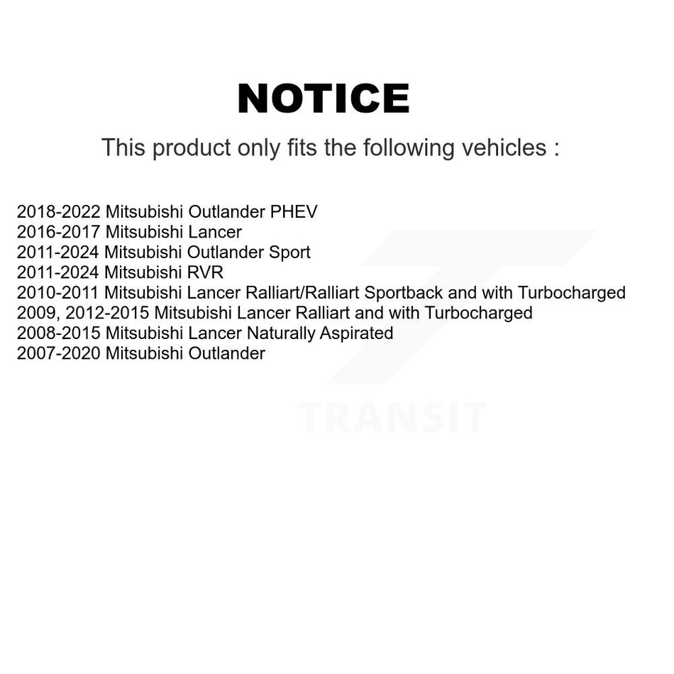 Front Suspension Control Arm Assembly And Tie Rod End Kit For Mitsubishi Outlander Sport Lancer RVR KTR-102762