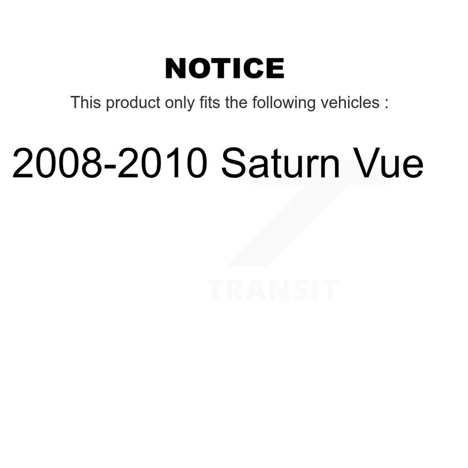 Front Suspension Control Arm Assembly And Tie Rod End Kit For 2008-2009 Saturn Vue KTR-102772