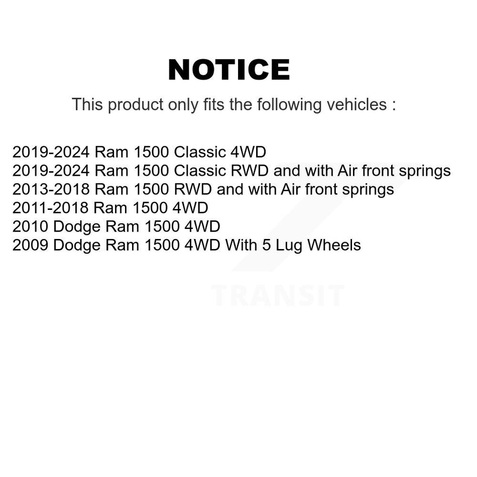 Front Suspension Control Arm Kit For Ram 1500 Dodge Classic KTR-102825
