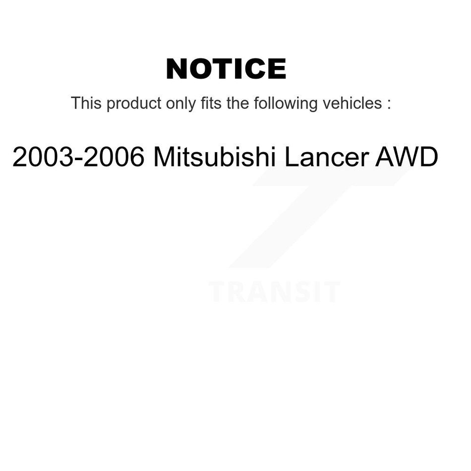 Front Suspension Control Arm Assembly And Tie Rod End Kit For Mitsubishi Lancer KTR-102870