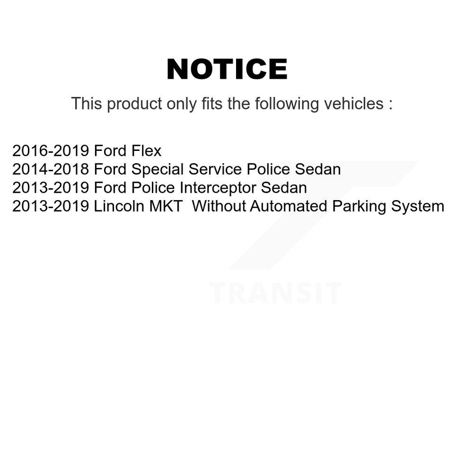 Front Suspension Control Arm Assembly And Tie Rod End Kit For Ford Police Interceptor Sedan Flex Lincoln MKT Special Service KTR-102912