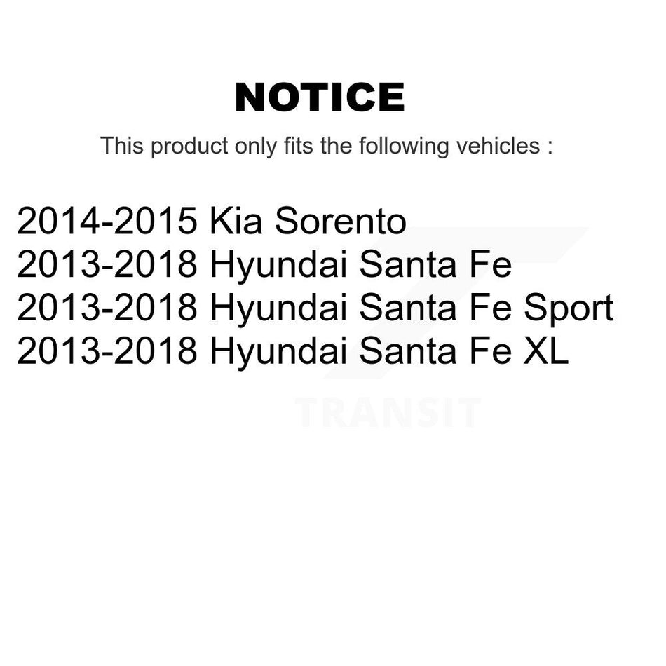 Front Suspension Ball Joint And Tie Rod End Kit For Hyundai Santa Fe Sport Kia Sorento KTR-103003