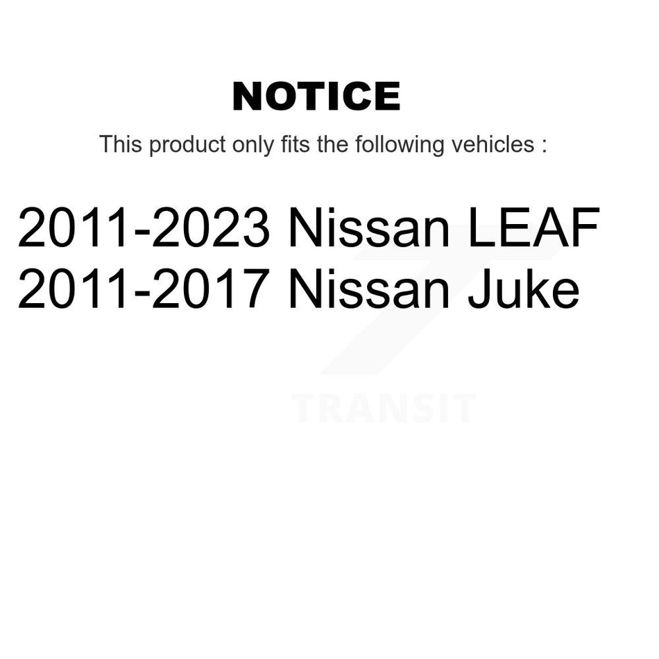 Front Suspension Control Arm Assembly And Tie Rod End Kit For Nissan LEAF KTR-103117