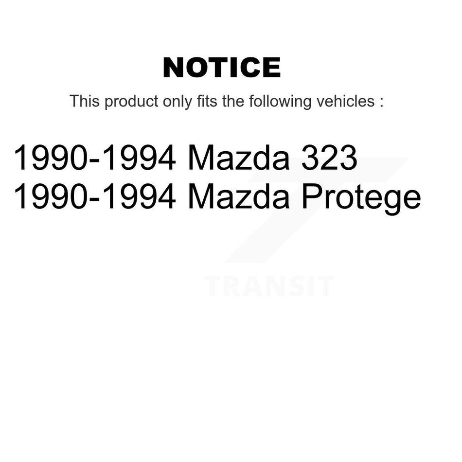 Front Rear Suspension Stabilizer Bar Link Kit For 1990-1994 Mazda Protege KTR-103930