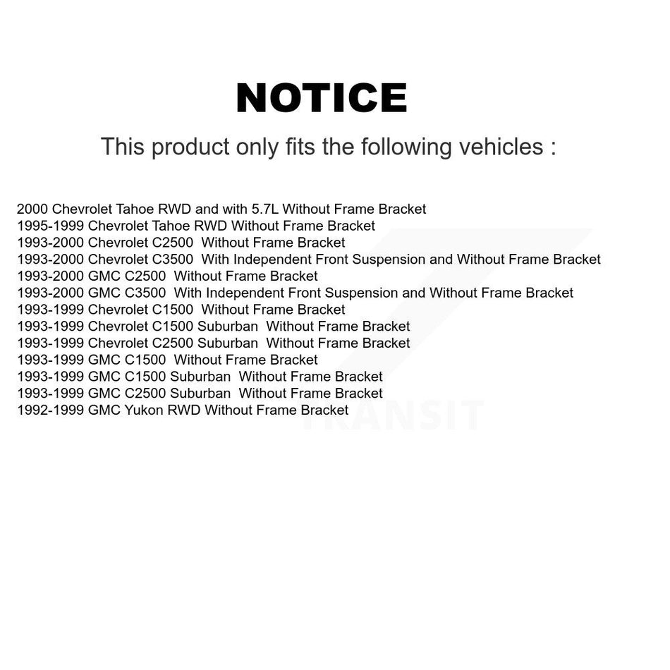 Front Steering Tie Rod End Ball Joints Idler Arm Pitman Kit For Chevrolet C1500 GMC Tahoe C3500 C2500 Yukon Suburban KTR-103954