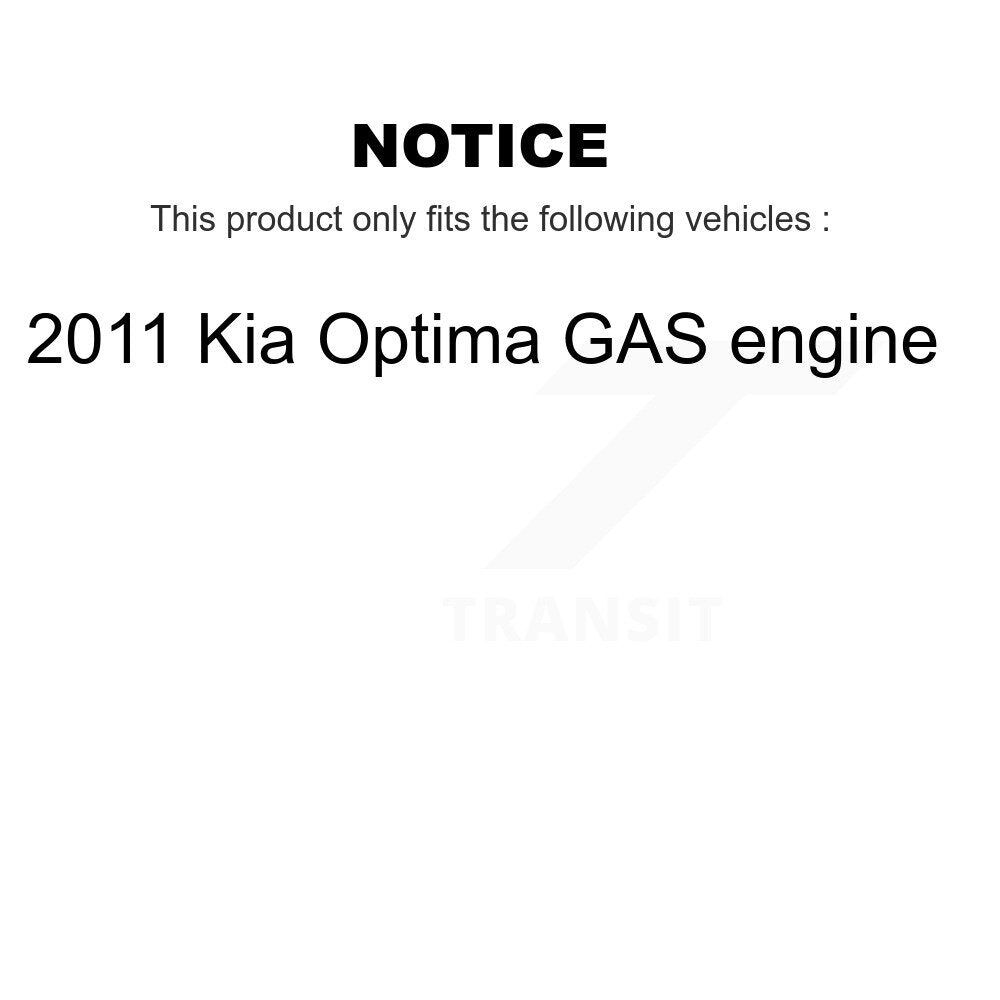 Front Suspension Control Arm Tie Rod End & Ball Joint Kit (6Pc) For Kia Optima GAS engine KTR-104008