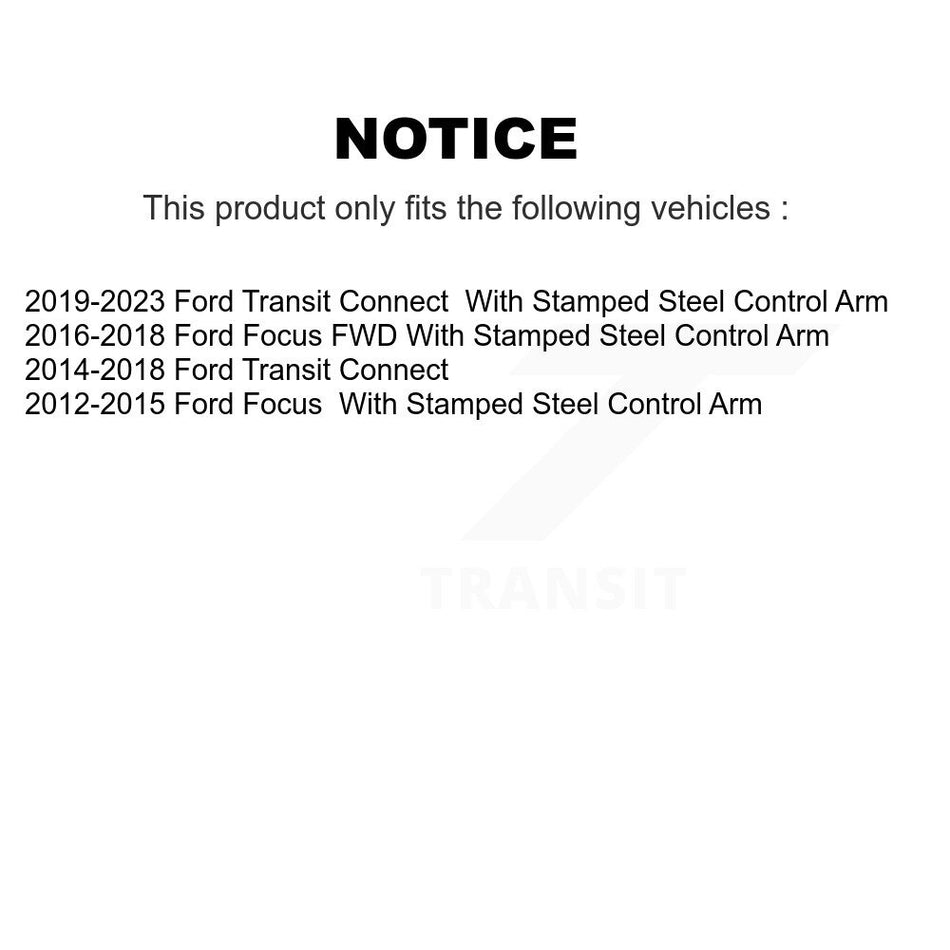 Front Suspension Control Arm Ball Joint Assembly Link Kit For Ford Focus Transit Connect KTR-104108