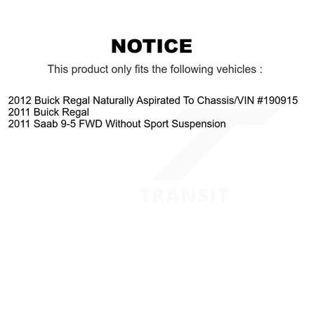 Front Rear Suspension Stabilizer Bar Link Kit For Buick Regal Saab 9-5 KTR-104158