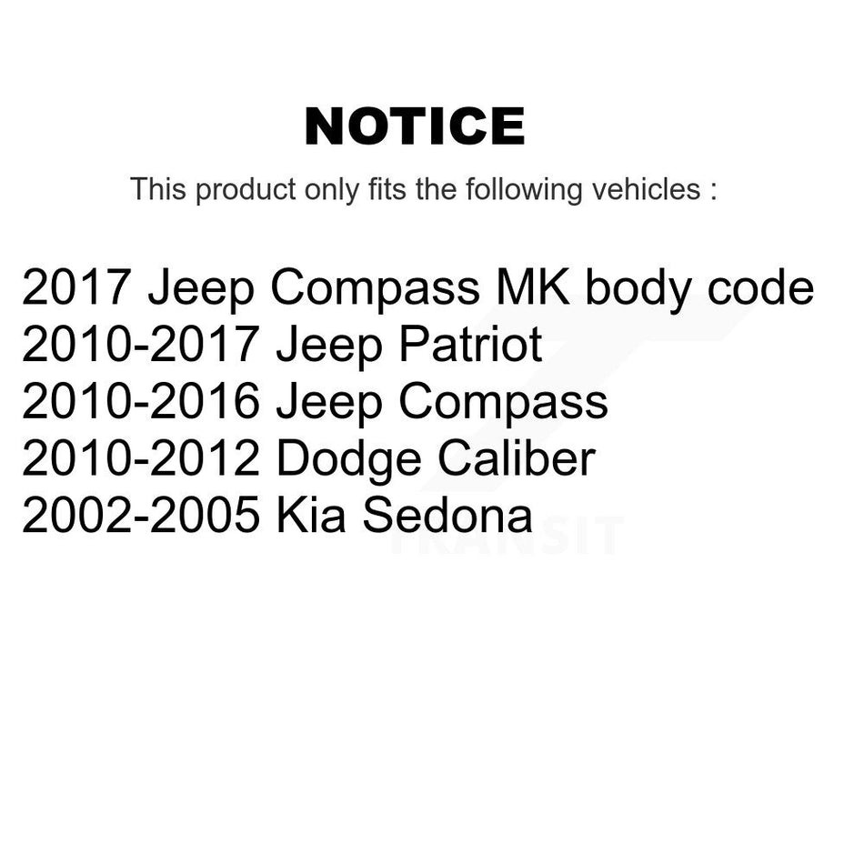 Rear Suspension Stabilizer Bar Link Pair For 2002-2005 Kia Sedona KTR-104167