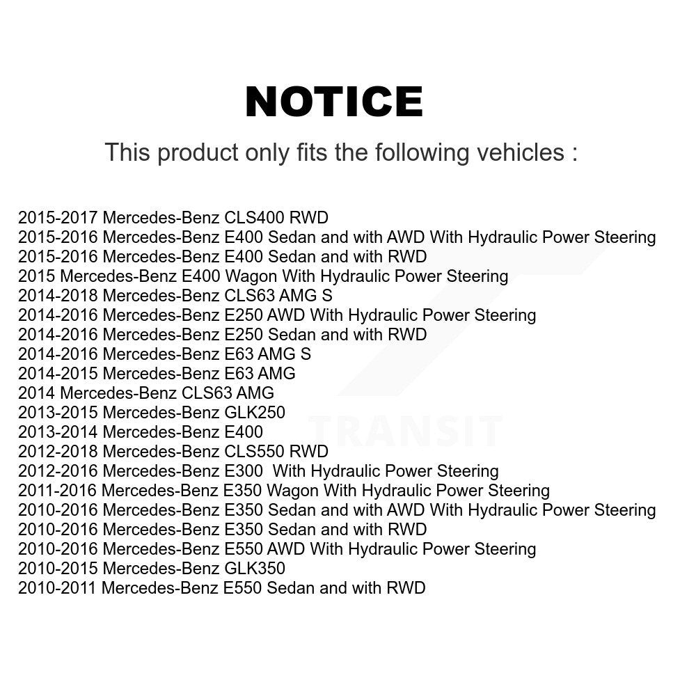 Front Outer Tie Rod End Kit For Mercedes-Benz GLK350 GLK250 E350 E550 E400 E250 CLS550 S KTR-104206