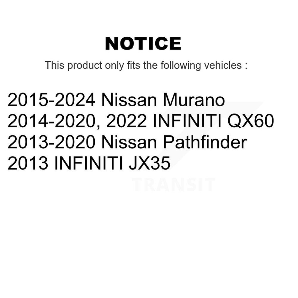 Rear Suspension Stabilizer Bar Link Kit For Nissan Murano Pathfinder INFINITI QX60 JX35 KTR-104224