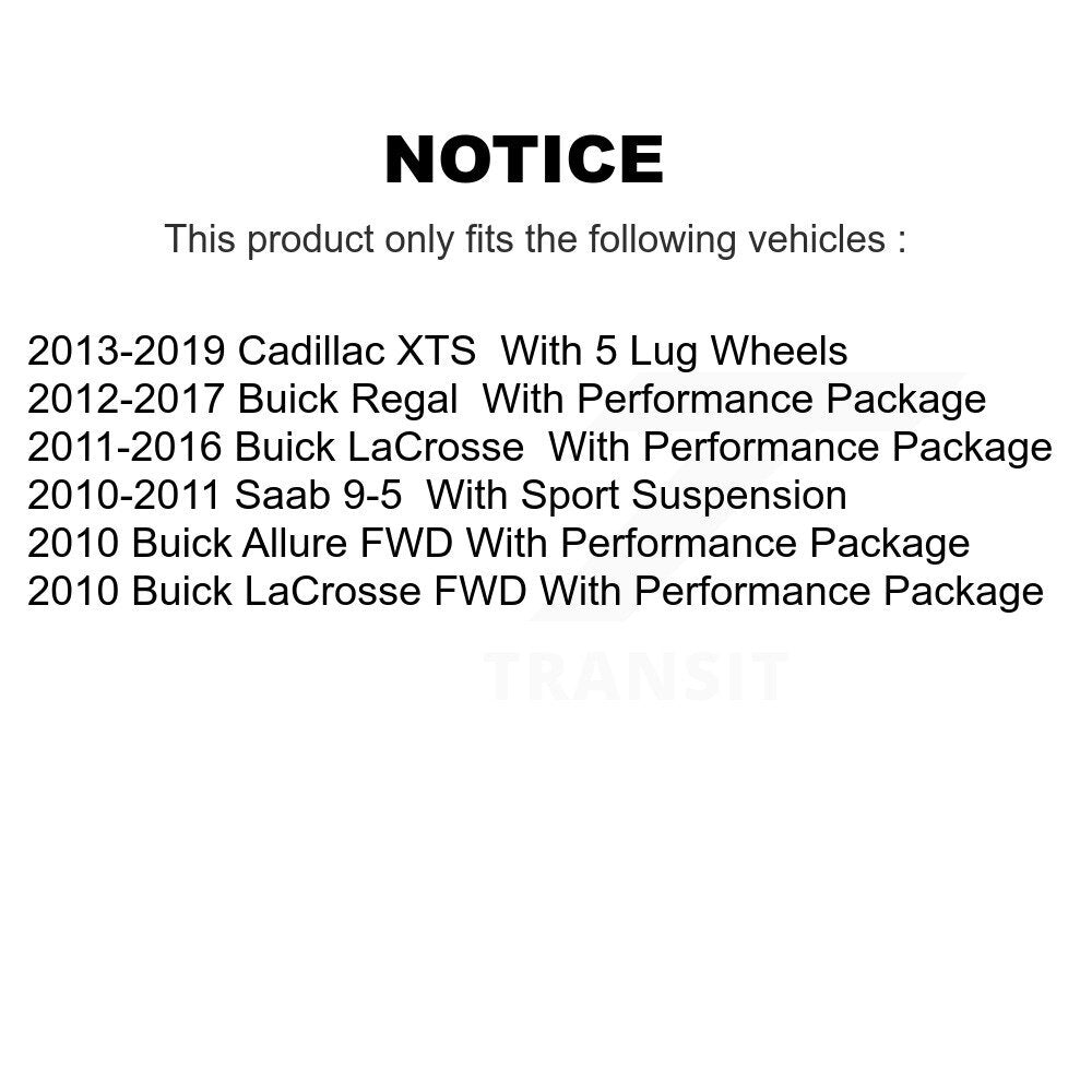 Front Suspension Sway Bar Link Pair For Buick LaCrosse Regal Cadillac XTS Saab 9-5 Allure KTR-104245