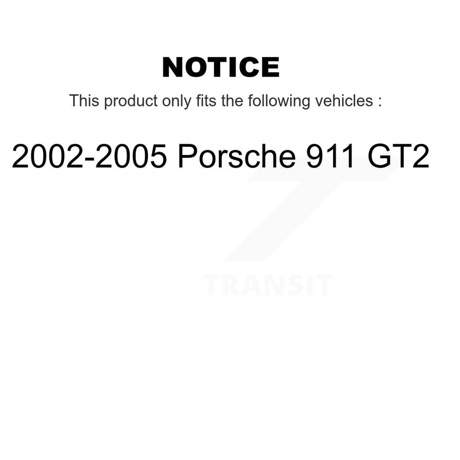 Front Suspension Stabilizer Bar Link Pair For 2002-2005 Porsche 911 GT2 KTR-104246