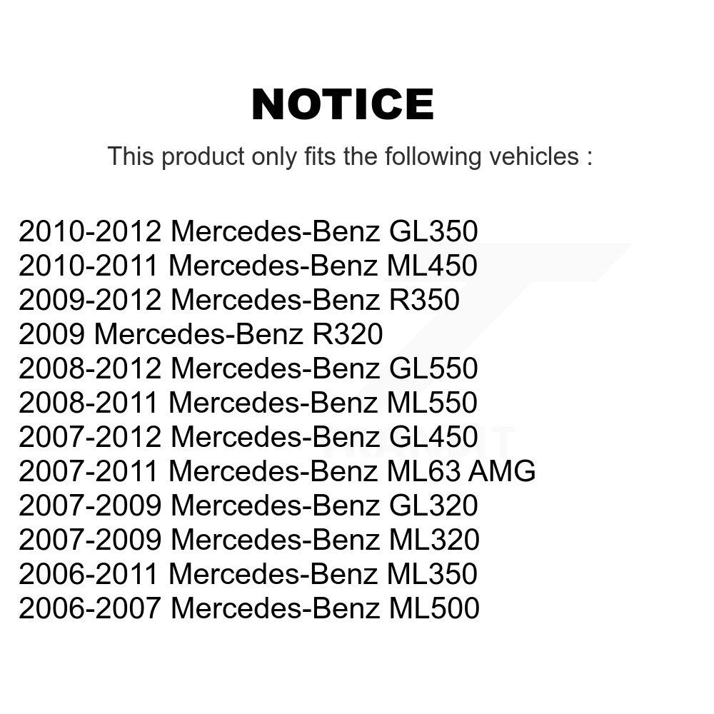 Front Rear Suspension Bar Link Kit For Mercedes-Benz ML350 ML320 GL350 GL320 GL450 R350 KTR-104256
