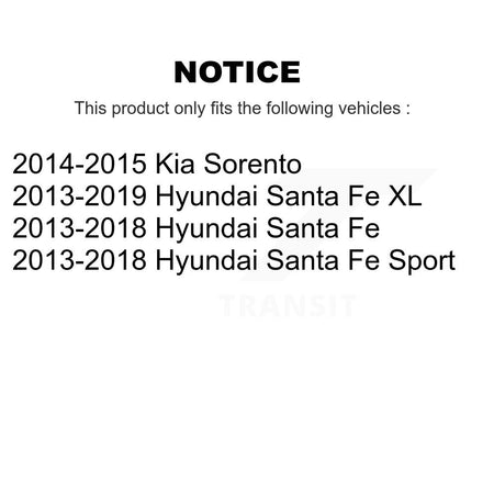 Front Suspension Control Arm & Ball Joint Link Kit For Hyundai Santa Fe Sport Kia Sorento KTR-104299