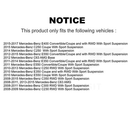 Front Suspension Control Arm & Ball Joint Link Kit For Mercedes-Benz C300 E350 C350 C250 KTR-104310