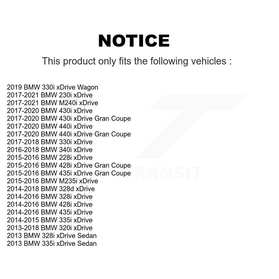 Front Suspension Control Arm Ball Joint Link Kit For BMW 328i xDrive 330i 320i 335i 428i KTR-104313