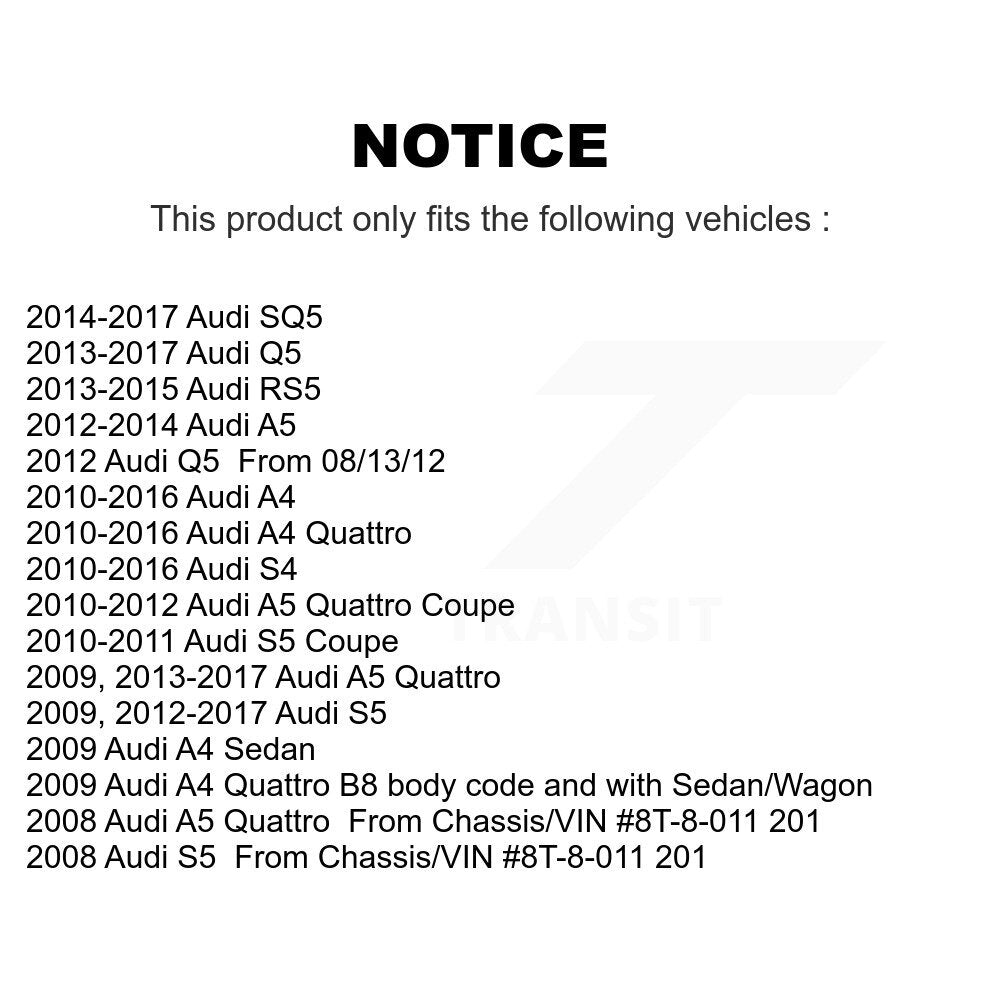 Front Suspension Control Arm Ball Joint Link Kit For Audi Q5 A4 Quattro A5 S4 S5 SQ5 RS5 KTR-104328