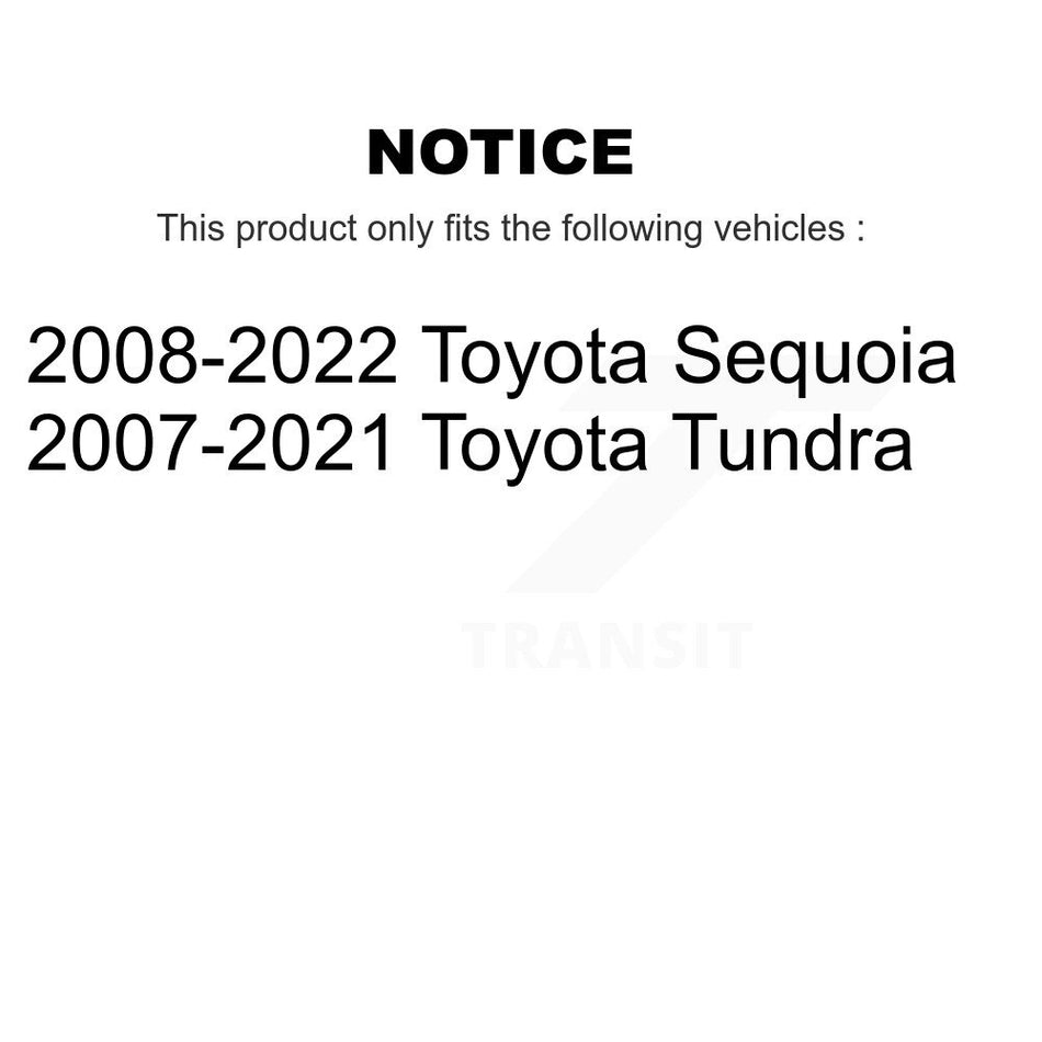 Front Suspension Control Arm Assembly And Tie Rod End Kit For Toyota Tundra Sequoia KTR-104352