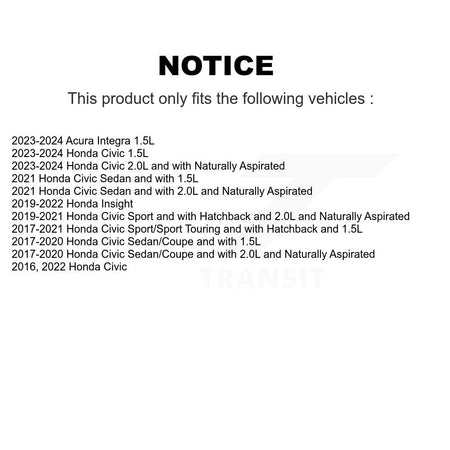 Front Suspension Ball Joint And Tie Rod End Kit For Honda Civic Acura Integra Insight KTR-104361