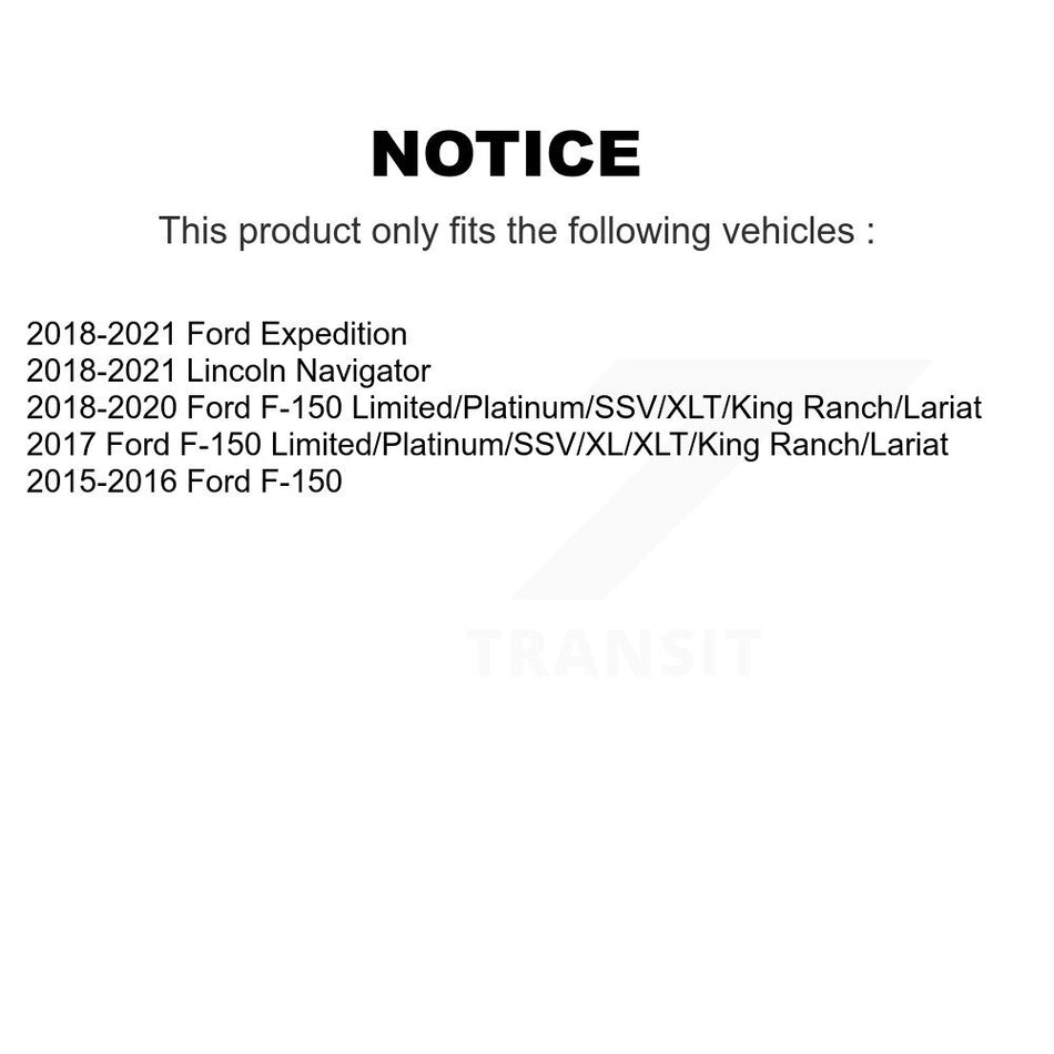 Front Upper Suspension Ball Joints Pair For Ford F-150 Expedition Lincoln Navigator KTR-104391