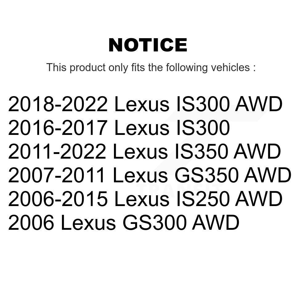 Front Upper Suspension Ball Joints Pair For Lexus IS250 IS300 IS350 GS350 GS300 KTR-104392