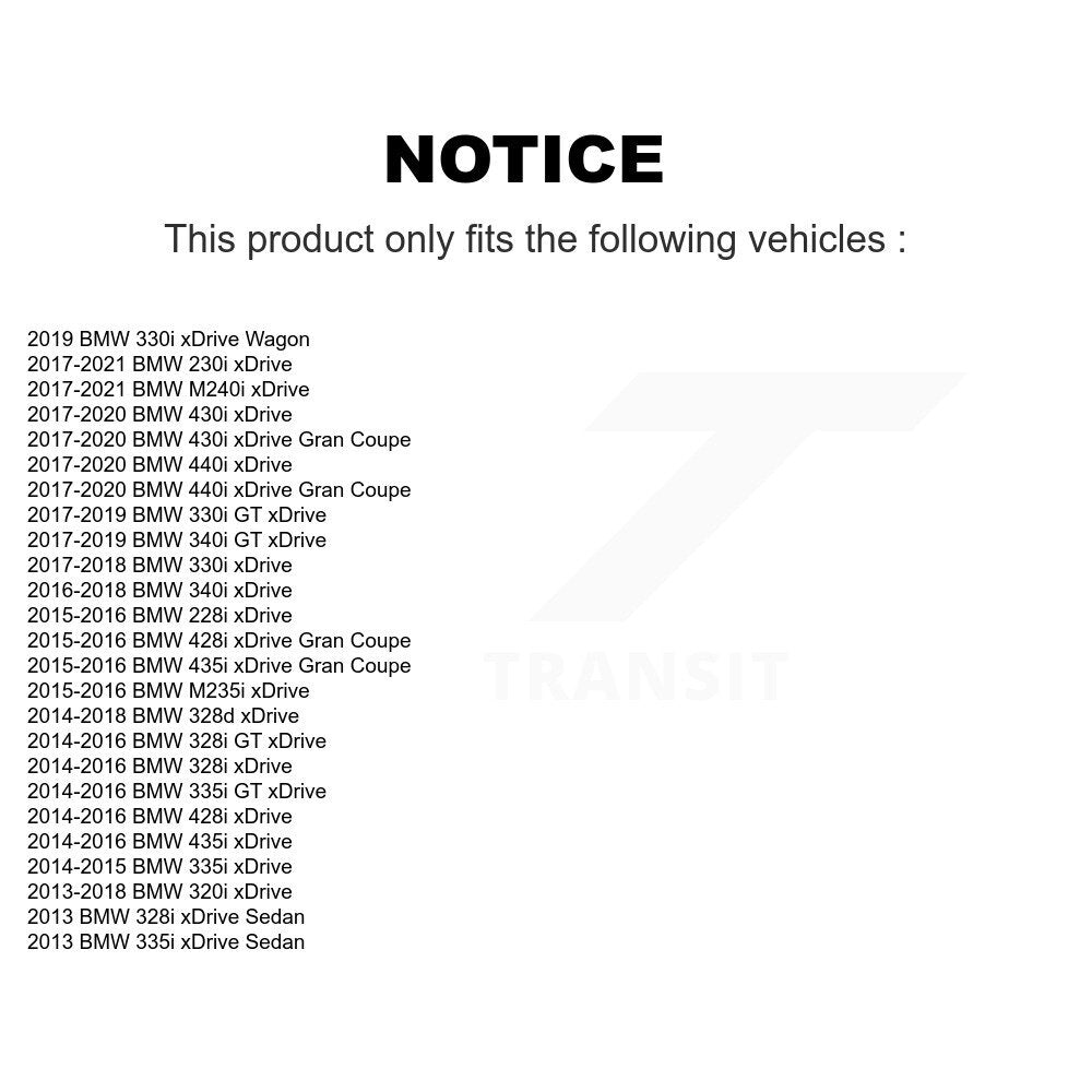 Front Outer Tie Rod End Kit For BMW 328i xDrive 330i 320i 335i 428i 328d 340i 230i 435i KTR-104418