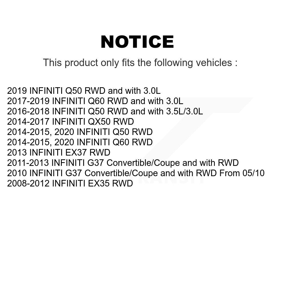 Front Control Arm & Ball Joint Tie Rod End Link Kit (8Pc) For INFINITI Q50 G37 QX50 EX35 KTR-104443