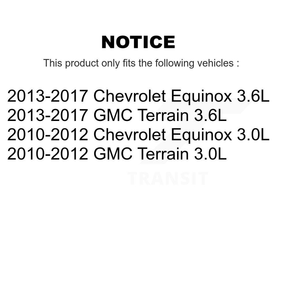 Front Control Arm Ball Joint Tie Rod End Link Kit (8Pc) For Chevrolet Equinox GMC Terrain KTR-104478
