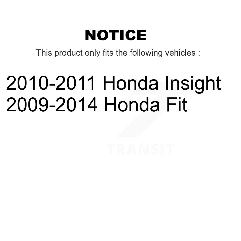 Front Suspension Control Arm Assembly And Tie Rod End Kit For Honda Fit Insight KTR-104491