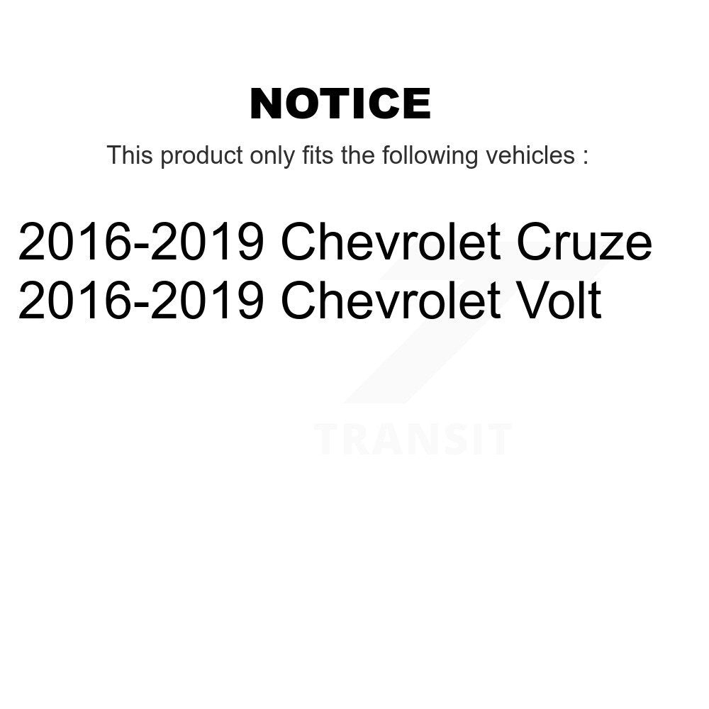 Front Lower Suspension Control Arm And Ball Joint Kit For 2016-2019 Chevrolet Cruze Volt KTR-104516