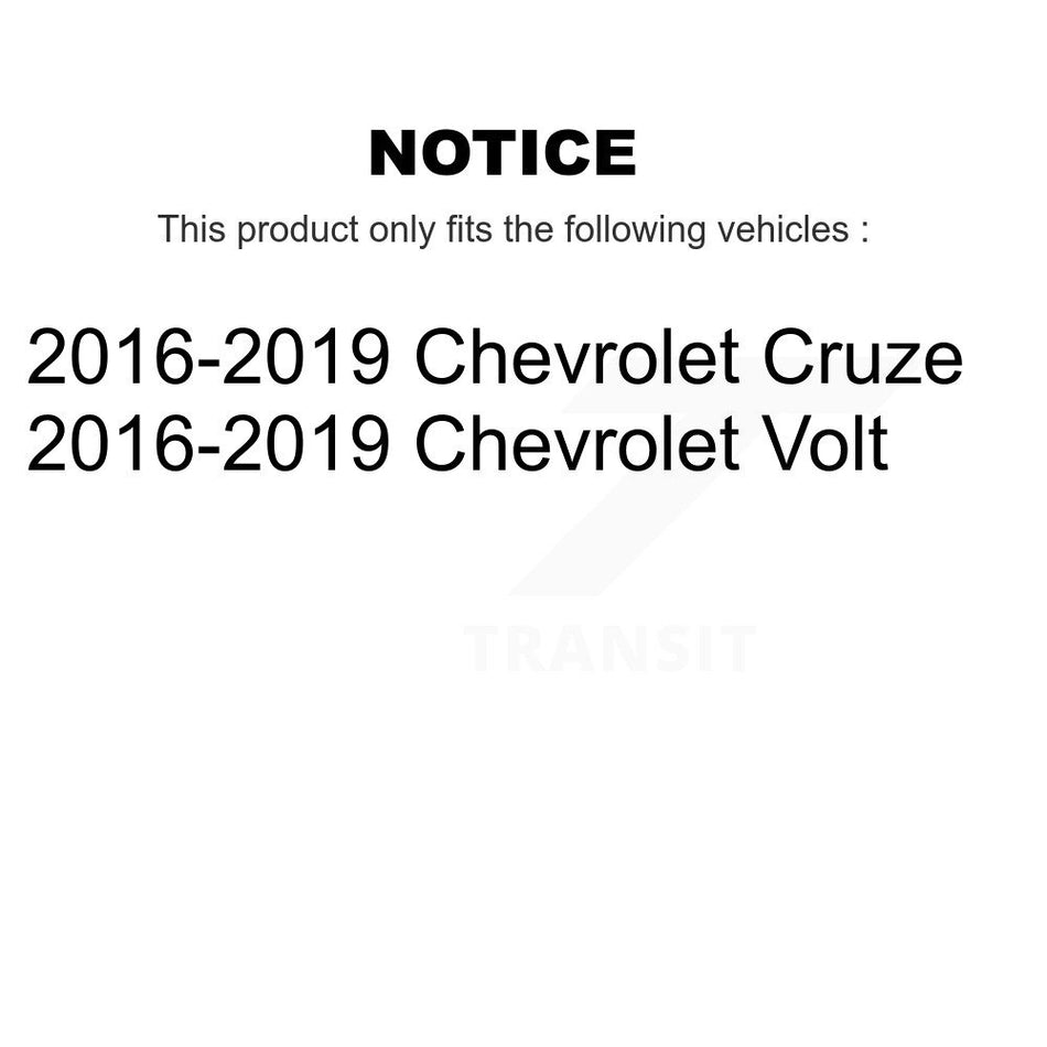 Front Lower Suspension Control Arm And Ball Joint Kit For 2016-2019 Chevrolet Cruze Volt KTR-104516