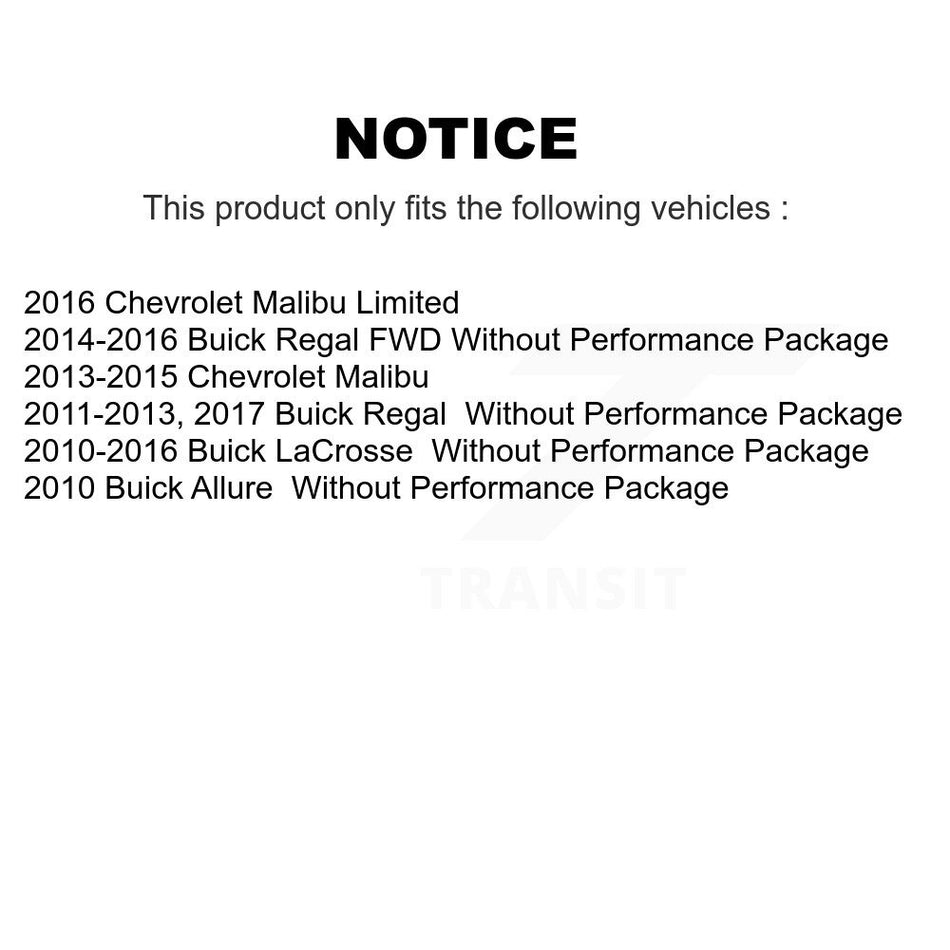 Front Lower Suspension Control Arm And Ball Joint Kit For Chevrolet Buick Malibu LaCrosse KTR-104523
