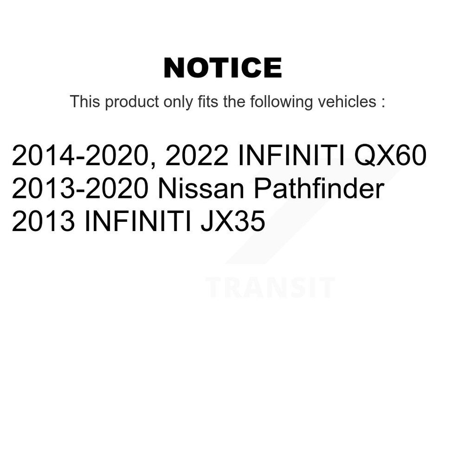 Front Lower Suspension Control Arm And Ball Joint Kit For Nissan Pathfinder INFINITI QX60 KTR-104526