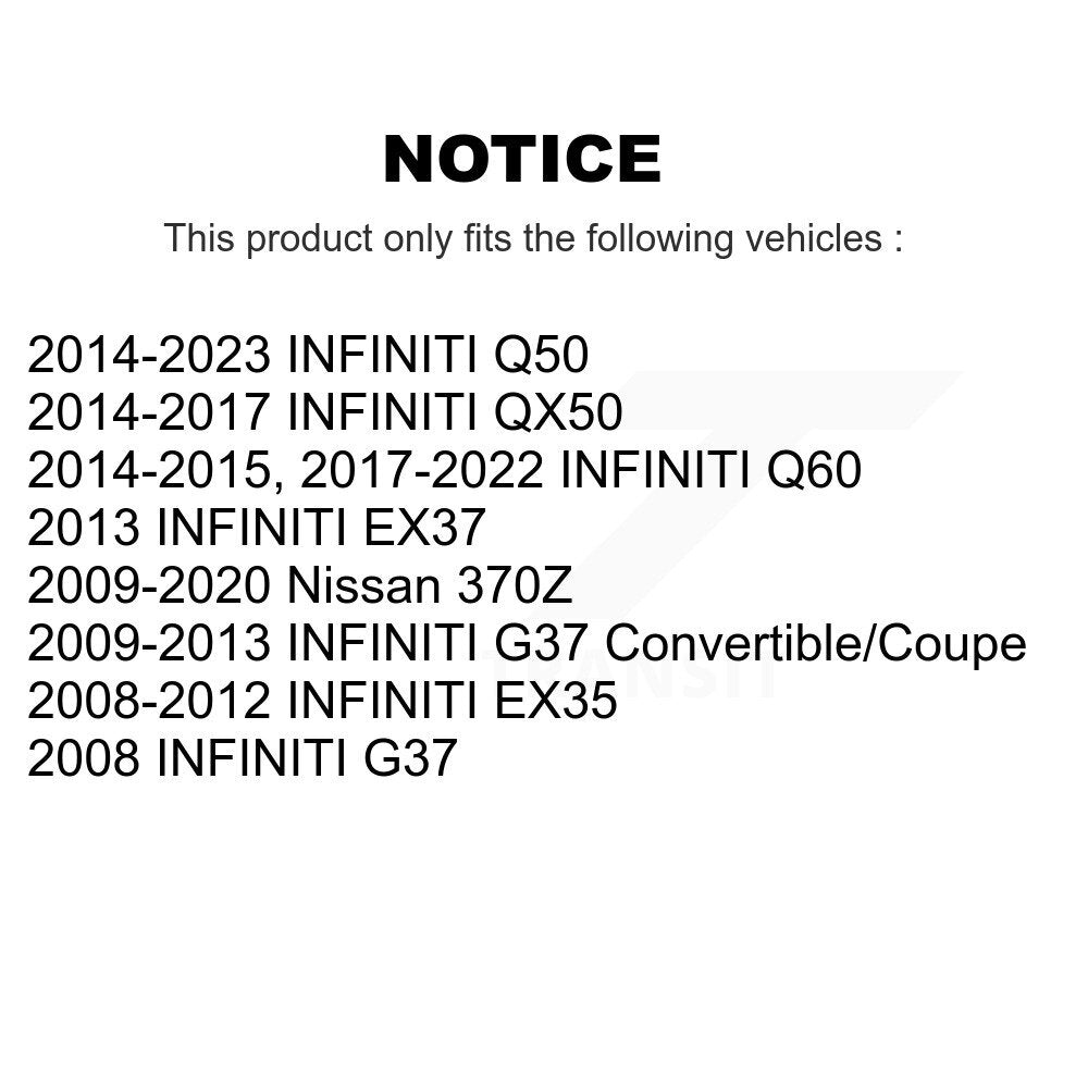 Front Upper Suspension Control Arm & Ball Joint Kit For INFINITI Q50 G37 QX50 EX35 Nissan KTR-104536