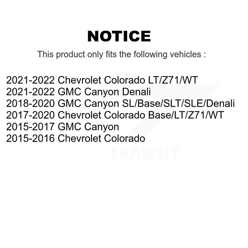 Front Suspension Upper Control Arm Lower Ball Joint Kit For Chevrolet Colorado GMC Canyon KTR-104560