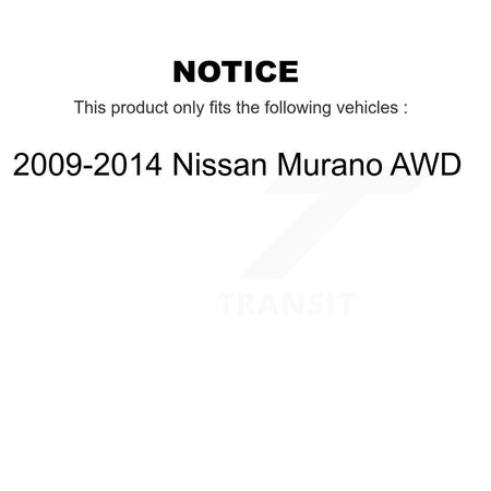 Front Rear Suspension Stabilizer Bar Link Kit For 2009-2014 Nissan Murano AWD KTR-104579