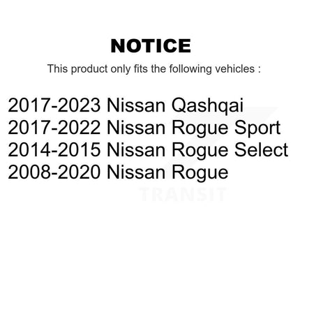 Front Rear Suspension Stabilizer Bar Link Kit For Nissan Rogue Sport Qashqai Select KTR-104580