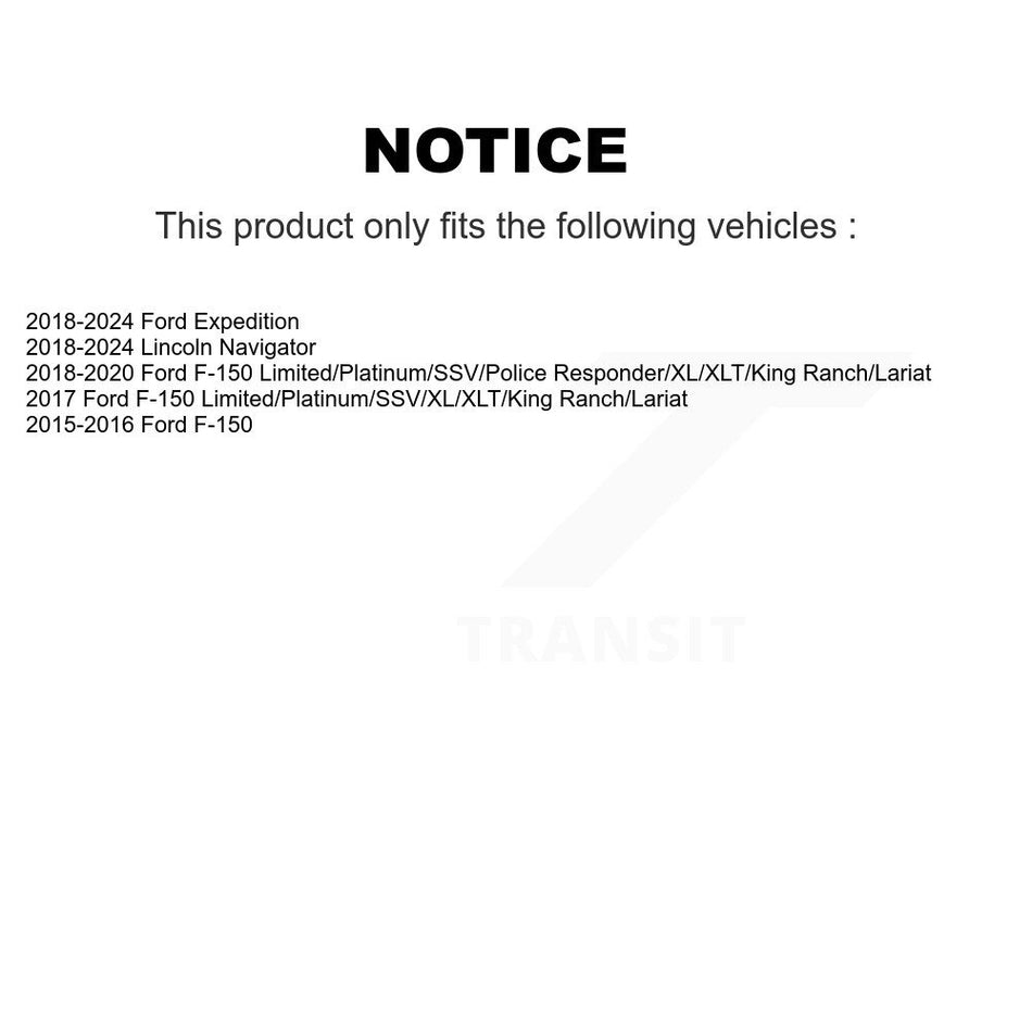 Front Upper Control Arm Lower Ball Joints Kit For Ford F-150 Expedition Lincoln Navigator KTR-104582