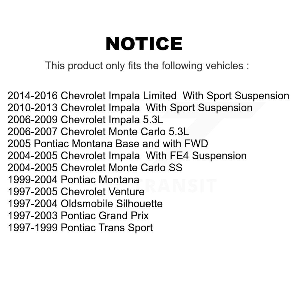 Front Outer Tie Rod End Pair For Chevrolet Impala Pontiac Montana Venture Grand Prix KTR-104589
